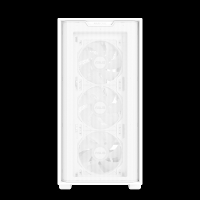 Asustek 90DC00H3-B19010 ASUS A21 PLUS. Tipo: PC, Color del producto: Blanco, Formas de factor de tarjeta madre soportadas: micro ATX, Mini-ITX. Ventiladores frontales instalados: 3x 120 mm, Diámetro de ventiladores frontales soportados: 120,140 mm, Ventiladores traseros instalados: 1x 120 mm. Tamaños de disco duro soportados: 2.5,3.5. Ancho: 220 mm, Profundidad: 430 mm, Altura: 465 mm. Ancho del paquete: 525 mm, Profundidad del paquete: 288 mm, Altura del paquete: 493 mm