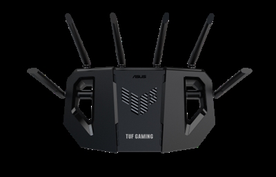 Asustek 90IG0920-MO9C00 ASUS TUF Gaming BE6500 (TUF-BE6500). Tipo de conexión WAN: RJ-45. Banda Wi-Fi: Doble banda (2,4 GHz / 5 GHz), Estándar Wi-Fi: Wi-Fi 7 (802.11be), Tasa de transferencia de datos WLAN (máx.): 6500 Mbit/s. Tipo de interfaz Ethernet LAN: 2.5 Gigabit Ethernet, Soporte VPN: Instant Guard VPN Client L2TP VPN Client Open VPN VPN Client PPTP VPN Client WireGuard VPN Server.... Algoritmos de seguridad soportados: WPA-Enterprise, WPA-PSK2, WPA2-Enterprise, WPA2-Personal, WPA3-Enterprise, WPA3-Personal, WPS, Seguridad con cortafuegos: Maximum Firewall Keyword Filter : 64 Maximum Firewall Network Service Filter : 32 Maximum.... Tipo de producto: Router de sobremesa, Color del producto: Negro, Indicadores LED: LAN, Poder, WAN