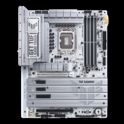 Asustek 90MB1IR0-M0EAY0 ASUS TUF GAMING Z890-PRO WIFI. Fabricante de procesador: Intel, Socket de procesador: LGA 1851 (Socket V1), Procesador compatible: Intel Core Ultra (Series 2). tipos de memoria compatibles: DDR5-SDRAM, Memoria interna máxima: 192 GB, Tipo de ranuras de memoria: DIMM. Interfaces de disco de almacenamiento soportados: M.2, SATA III, Tipos de unidades de almacenamiento admitidas: HDD & SSD, Niveles RAID: 0, 1, 5, 10. Tipo de interfaz ethernet: 2.5 Gigabit Ethernet, Estándar Wi-Fi: Wi-Fi 7 (802.11be), Wi-Fi estándares: Wi-Fi 7 (802.11be). Componente para: PC, Factor de forma: ATX, Familia del chipset: Intel