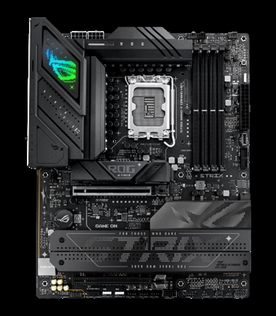 Asustek 90MB1JG0-M0EAY0 ASUS ROG STRIX B860-F GAMING WIFI. Fabricante de procesador: Intel, Socket de procesador: LGA 1851 (Socket V1), Procesador compatible: Intel Core Ultra (Series 2). tipos de memoria compatibles: DDR5-SDRAM, Memoria interna máxima: 256 GB, Tipo de ranuras de memoria: DIMM. Interfaces de disco de almacenamiento soportados: M.2, SATA III, Tipos de unidades de almacenamiento admitidas: HDD & SSD, Niveles RAID: 0, 1, 5, 10. Tipo de interfaz ethernet: 2.5 Gigabit Ethernet, Estándar Wi-Fi: Wi-Fi 7 (802.11be). Componente para: PC, Factor de forma: ATX, Familia del chipset: Intel