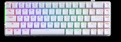 Asustek 90MP0346-BKSA10 ASUS ROG Falchion Ace - Teclado - 65% compact - con panel táctil - backlit - USB2.0 - QWERTY - español - interruptor: ROG NX Red - blanco