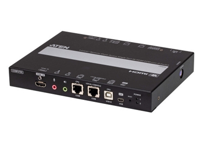 Aten CN9850-AT-G ATEN CN9850-AT-G. Tipo de puerto de teclado: USB, Tipo de puerto de ratón: USB, Tipo de puerto de vídeo: HDMI. Tipo HD: 4K Ultra HD, Máxima resolución: 4096 x 2160 Pixeles, Ancho de banda de vídeo: 30 Hz. Color del producto: Negro, Material de la carcasa: Metal, Indicadores LED: Poder. Fuente de energía: CC, Voltaje de salida: 5 V, Consumo energético: 10,07 W. Ancho: 150,5 mm, Profundidad: 200 mm, Altura: 28,4 mm