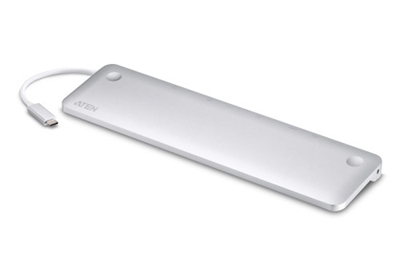Aten UH3234-AT Aten UH3234. Tecnología de conectividad: Alámbrico, Interfaz de host: USB 3.2 Gen 1 (3.1 Gen 1) Type-C, Conector USB: USB tipo A. Ethernet LAN, velocidad de transferencia de datos: 10,100,1000 Mbit/s. Color del producto: Plata, Tarjetas de memoria compatibles: MicroSD (TransFlash),SD, Tamaño máximo de tarjeta de memoria: 128 GB. Alimentación: USB, Voltaje de salida: 5 V, Consumo energético: 15 W. Ancho: 75 mm, Profundidad: 280 mm, Altura: 14,5 mm