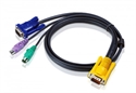Aten 2L-5203P - Aten Cable KVM PS/2 con SPHD 3 en 1 de 3 m. Longitud de cable: 3 m, Tipo de puerto de tecl