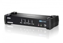 Aten CS1784A-AT-G - Características- Conmutador KVMP DVI de 4 puertos con sonido Surround 2.1 y conectividad U