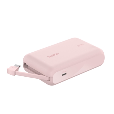 Belkin BPB021HQPK Belkin BPB021HQPK. Capacidad de batería: 10000 mAh. Número de puertos USB Tipo C: 2. Color del producto: Rosa