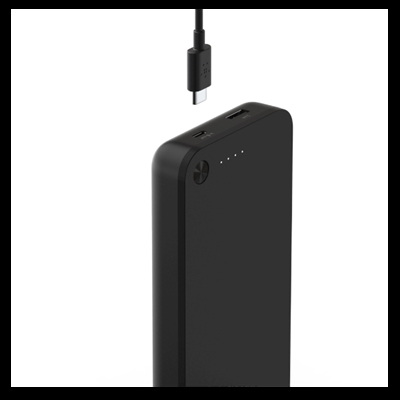 Belkin F7U063BTBLK Boost Charge - Batería Externa USB-C, Cargador portátil con Cable 20000mAh