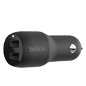 Belkin CCB001BTBK - Belkin BOOST?CHARGE. Tipo de cargador: Auto, Alimentación: Encendedor de cigarrillos, Comp