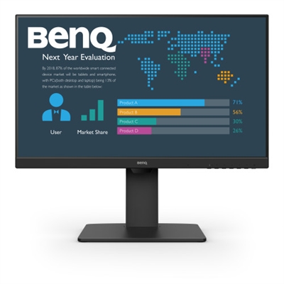 Benq 9H.LMMLB.QBE BenQ BL2486TC. Diagonal de la pantalla: 60,5 cm (23.8), Resolución de la pantalla: 1920 x 1080 Pixeles, Tipo HD: Full HD, Tiempo de respuesta: 5 ms, Relación de aspecto nativa: 16:9, Ángulo de visión, horizontal: 178°, Ángulo de visión, vertical: 178°. Altavoces incorporados. Conector USB incorporado, Versión de conector USB: 3.2 Gen 1 (3.1 Gen 1). montaje VESA, Ajustes de altura. Color del producto: Negro