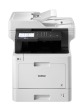 Brother MFCL8900CDW MFC-L8900CDW es una impresora multifunción recomendada para usuarios que necesiten servicios de impresión hasta 4000 páginas al mes, además de la función de escaneado, copiadora y fax. La velocidad de impresión y copia de hasta 31 páginas por minuto, memoria de 512MB, procesador principal de 800 MHz y un procesador secundario de 133Mhz, sus opciones de conexión a la red (cableada o inalámbrica) permiten que la impresora sea utilizada por varios usuarios sin esperas, contribuyendo para elevar la productividad de su entorno.FuncionesEs un impresora multifunción que puede realizar todas las funciones a doble cara. Se puede imprimir mientras se copia o escanea para que no haya bajadas de productividad. Su escáner puede digitalizar documentos a una velocidad de 56 páginas por minuto a doble cara. Cuenta con un Alimentador Automático de Documentos (ADF) de 70 hojas para que las funciones de escaneo y copia se hagan de forma rápida y sencilla. A través de su amplia pantalla táctil de 12,6 cm, se puede acceder a servicios en la nube, subiendo documentos escaneados a plataformas web o bajar documentos para impresión. Está también preparado para una utilización desde dispositivos móviles usando iPrint&Scan de Brother, o una de las distintas aplicaciones disponibles como Airprint o Mopria. Dispone de la función de impresión a doble cara automática.SeguridadImpresión segura: permite proteger los documentos que sean confidenciales, simplemente con la introducción de un código PIN en la impresora para que se impriman los trabajos.Bloqueo Seguro de Funciones 3.0: permite permite bloquear el acceso a determinadas funciones según usuario para una mayor seguridad de la información, además de permitir restringir el número de impresiones por usuario o la impresión en color para poder tener un mayor control de los gastos de impresión. Dispone de lector NFC para autenticación del usuario. Manejo de papelDispone de una bandeja de papel con capacidad para 250 hojas y una capacidad de salida de 150 hojas. Se pueden añadir bandejas opcionales de 250 hojas (máx.3), de 500 hojas (máx.2) o una torre de 4 bandejas de 520 hojas para incrementar la capacidad de papel (hasta un máximo de 2330 hojas). Tiene también una bandeja multipropósito con capacidad para 50 hojas que permite trabajar con diferentes formatos de papel, como sean sobres o papeles más gruesos.ConsumiblesLos consumibles Brother permiten obtener una calidad de impresión profesional, con resultados excelentes. El equipo puede utilizar tóner con diferentes capacidades para poder adecuar la duración a las necesidades de impresión:Tóneres Cian, Magenta y Amarillo, de 1.800 páginas (incluidos con el equipo), de larga duración de 4.000 páginas cada color o de súper larga duración de 6.500 páginas.Tóner negro de 3.000 páginas (incluido con el equipo),de larga duración de 6.500 páginas o de súper larga duración de 9.000 páginas.En el caso que se agote alguno de los tóneres de color, permite seguir imprimiendo en blanco y negro hasta que se agote el tóner negro (modo “sólo BK”).Soluciones avanzadas (disponibles para activación, contáctenos para información de precio) SecurePrint+Imprimir documentos de forma segura muy fácilmente: la solución Secure Print+ le permite imprimir sus documentos confidenciales de forma segura, utilizando una tarjeta NFC para liberar los trabajos de impresión. Más información SecurePrint+Custom User Interface (CUI):Personalizar la pantalla táctil del equipo de impresión: la solución Custom User Interface permite personalizar la pantalla táctil del equipo y crear flujos de trabajo específicos para guardar los documentos en la ubicación deseada, de forma rápida y fácil. Más información CUIBarcode Utility (BCU)Enrutar documentos automáticamente con códigos de barras: la solución Barcode Utility utiliza los códigos de barras de los documentos físicos para determinar dónde cada documento escaneado debe ser guardado, enviando cada archivo individual a la carpeta requerida. Más información BCU