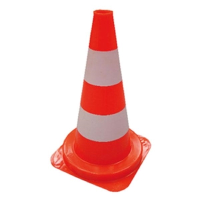 Bunzl 20835 Cono Reflectante De Se?Alizacion Fabricado En Pvc Naranja De 50 Cm De Altura.