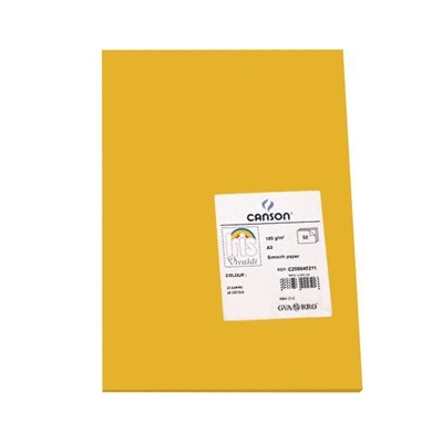 Canson C200040211 Cartulina Color Cuero De 185 G/Mi¿½ Formato A3. Ofrece Dureza Y Regularidad En Su Superficie. Ideales Para Todo Tipo De Manualidades Cubiertas Separadores E Impresion De Documentos.