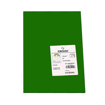Canson C32127S019 Cartulina Color Verde Safari De 185 G Formato A3. Ofrece Dureza Y Regularidad En Su Superficie. Ideales Para Todo Tipo De Manualidades Cubiertas Separadores E Impresion De Documentos. Cada Pack Contiene 50 Hojas.
