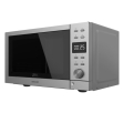 Cecotec 01399 Microondas sin plato digital de 20 litros de capacidad con grill, 700 W de potencia y 9 funciones preconfiguradas.- Microondas sin plato digital de 20 L de capacidad.- 700 W de potencia en 6 niveles pudiendo combinar microondas y grill.- Grill de 900 W de potencia para lograr unos resultados perfectos de gratinado de una manera- rápida y sencilla.- Tamaño compacto pero al tener la cavidad plana sin el plato giratorio, te permite aprovechar al- máximo su espacio interior pudiendo utilizar recipientes más grandes con diferentes formas.- Facilidad de limpieza al no tener plato giratorio y ser plana la base.- Cuenta con 9 funciones preconfiguradas para poder cocinar fácilmente algunos tipos de- alimentos: leche/café, arroz, pasta, patatas, función auto recalentamiento, pescado, pollo,- carne y brochetas.- Quick Start: empieza inmediatamente a la potencia máxima durante el tiempo establecido con- un máximo de 10 minutos.- Inicio automático: Tiene la opción de poderse programar para que un programa empiece a una- hora determinada.- Incorpora modo Descongelación por peso para que los alimentos se descongelen de manera- rápida y uniforme conservando su textura y frescura originales.- Temporizador hasta 95 minutos.- Interior con revestimiento cerámico más fácil de limpiar que repele la suciedad.- El panel de mandos cuenta con botones y una rueda.- Diseño elegante en acero para encajar perfectamente en cualquier cocina dándole un toque- moderno y dinámico.- La puerta se abre fácilmente apretando un botón.- Cuenta con bloqueo de seguridad infantil para que su utilización no sea peligrosa.