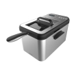 Cecotec 04302 El tamaño perfecto con 4,2 lCon la cubeta de 4,2 litros y el cestillo de freír de gran capacidad podrás cocinar una gran cantidad de los alimentos. Perfectas guarniciones para acompañar tus platos, desde patatas fritas y aros de cebolla, hasta empanadillas o barritas de pescado. Además, su diseño en acero inoxidable la convierte en el complemento perfecto para tu cocina, adaptándose a todos los estilos y gustos.5 modos preconfiguradosOlvídate de controlar tiempos y temperaturas. Puedes escoger entre sus 5 modos preconfigurados que establecen el tiempo y la temperatura de forma automática. Además, puedes regular la temperatura hasta los 190 ºC según el tipo de alimento que vayas a cocinar para adaptarse tanto a pescados y carnes como a patatas y otras guarniciones. ¡Te sorprenderán los resultados!Mantén el aceite limpioGracias al filtro OilCleaner, podrás mantener el aceite siempre limpio. Se coloca debajo de la resistencia para poder extraerlo fácilmente después de cada uso y recoger todos los restos y sedimentos que se acumulan en el aceite tras la fritura. Podrás obtener un aceite libre de impurezas con el que freír sin mezclar sabores además de alargar su vida útil.La potencia adecuada para ti con 3270 WCuenta con 3270 W de potencia con los que podrás freír de una forma rápida y eficaz los diferentes alimentos utilizando la cantidad necesaria de aceite. Tus fritos favoritos crujientes por fuera y jugosos por dentro.Totalmente desmontableLa freidora puede desmontarse por completo para que a la hora de limpiar cada una de las partes sea mucho más fácil y quede todo perfecto.Facilidad de limpiezaPodrás limpiar tanto la cubeta como el cestillo de freír y el filtro OilCleaner en el lavavajillas para que el mantenimiento de la freidora sea más cómodo y sencillo.Ten el control de los alimentosLa ventana presente en la tapa te permitirá controlar el estado de los alimentos en todo momento sin tener que abrirla y así lograr los resultados deseados. Además, la tapa de acero cuenta con un filtro antiolores para ayudar a eliminar el olor que se produce al freír y así poder evitar molestias mientras estás cocinando.