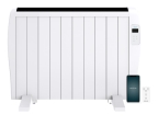 Cecotec 05375 Cecotec ReadyWarm 2000 Thermal Connected. Tipo: Convector. Adecuado para: Interior, Opciones de colocación: Piso, Pared, Color del producto: Blanco. Potencia de calentamiento: 1500 W, Adecuado para habitaciones hasta: 20 m², Tipo de control del termostato: Digital. Potencia: 1500 W, Voltaje de entrada AC: 220 - 240 V, Frecuencia de entrada AC: 50 - 60 Hz. Ancho: 830 mm, Profundidad: 260 mm, Altura: 630 mm
