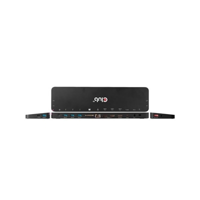Club3d CSV-1566 DOCKING 15 EN 1 CLUB3D USB-C DISPLAYLINK 5xUSB-A, 1xUSB-C, 2X HDMI, 1xDP, 1xSD, 1xTF, 1xRJ45, 1x Audio