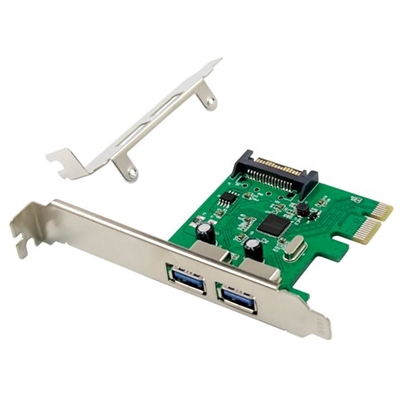 Conceptronic EMRICK06G 2-Port Usb 3.0 Pcie Card - Lan Speed: 5000 Mbit/S; Conectores: Usb 3.0; Número Puertos: 2; Bus: Pci Express