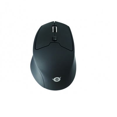Conceptronic LORCAN02B Lorcan Ergo 6-Button Ergonomic Bluetooth Mouse - Interfaz: Bluetooth; Color Principal: Negro; Ergonómico: Sí