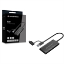 Conceptronic BIAN03B - Conceptronic Bian03b 7-In-1 Usb 3.0 Card Reader 2-In-1 Usb-C Usb-A Cable Sd/Sdhc/Sdxc X 2 