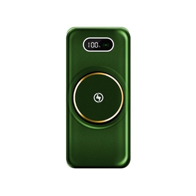 Cool CL8434847054858 POWERBANK COOL 10000MAH QI WIRELESS GRIP GREEN TIPO C-LIGHTNING-USB-MICRO 2XUSB-A 1XTIPO-C