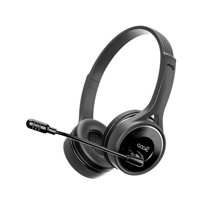 Cool CL8434847074702 AURICULARES MICRO COOL OFFICE BLACK TIPO-C 5V 20HZ-20KHZ 32OHMIOS 300MAH BLUETOOTH 5.1