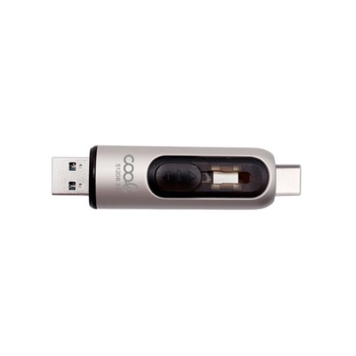 Cool CL8434847078625 PENDRIVE COMBO 512GB USB 3.0 COOL S.SPEED 512GB USB 3.0 LEC.40MBS ESC.30MBS USB-C USB-A
