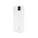 Cool CL8434847074627 - POWERBANK COOL 20000MAH 22.5W DISPLAY WHITE 2 CABLES:TIPO-C LIGHTNING 1XUSB-A 1XTIPO-C