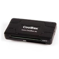 Coolbox CRCOOCRE050 Card Reader Externo Coolbox Cre-050 - Tipología: Externo; Color Primario: Negro; Interfaz: Usb 2.0; Sim Card: No; Smart Card: No; Compact Flash I: Sí; Memory Stick: No