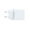 Coolbox COO-CUP-45CA - Cargador Gan 45W Usb-C/Usb-A Pared - Color Principal: Blanco; Número De Puertos Usb: 2; Ti