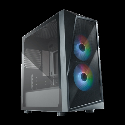 Cooler-Master CP320-KGNN-S00 Cooler Master CMP 320. Factor de forma: Mini Tower, Tipo: PC, Color del producto: Negro. Ubicación de fuente de alimentación: Fondo, Factores de forma de la fuente de alimentación compatibles: ATX. Ventiladores frontales instalados: 2x 120 mm, Diámetro de ventiladores frontales soportados: 120 mm, Diámetro de ventiladores traseros soportados: 120 mm. Tamaños de disco duro soportados: 2.5,3.5. Ancho: 204 mm, Profundidad: 445,5 mm, Altura: 425 mm