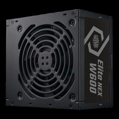 Cooler-Master MPW-6001-ACBW-BEU Cooler Master Elite NEX White 230V 600. Potencia total: 600 W, Voltaje de entrada AC: 200 - 240 V, Frecuencia de entrada AC: 50 - 60 Hz. Alimentador de energía para tarjeta madre: 24-pin ATX, Longitud del cable de alimentación de la placa base: 55 cm, Longitud del cable de alimentación SATA: 400,550,700 mm. Utilizar con: PC/servidor, Factor de forma de fuente de alimentación (PSU): ATX, Certificación 80 PLUS: 80 PLUS. Color del producto: Negro, Tipo de enfriamiento: Activo, Diámetro de ventilador: 12 cm. Ancho: 150 mm, Profundidad: 140 mm, Altura: 86 mm