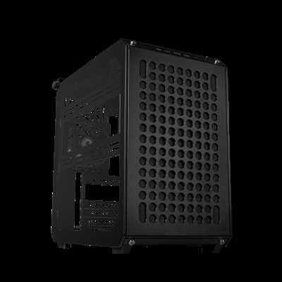 Cooler-Master Q500-KGNN-S00 Cooler Master QUBE 500 Flatpack Black Edition. Factor de forma: Midi Tower, Tipo: PC, Color del producto: Negro. Factores de forma de la fuente de alimentación compatibles: ATX, SFX, SFX-L. Diámetro de ventiladores frontales soportados: 120,140 mm, Diámetro de ventiladores secundarios soportados: 120,140 mm, Ventiladores traseros instalados: 1x 120 mm. Tamaños de disco duro soportados: 2.5,3.5. Ancho: 231 mm, Profundidad: 406 mm, Altura: 415 mm