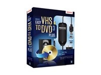 Corel 251000EU Roxio Easy VHS to DVD 3 PLUS - Caja de embalaje - 1 usuario - DVD - Win