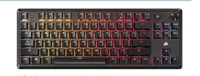 Corsair CH-911911E-PT El teclado para juegos CORSAIR K70 CORE TKL ofrece una gran capacidad de juego y escritura en un tamaño compacto sin teclado numérico. Disfrute de unas pulsaciones suaves, aterciopeladas y sin bamboleos gracias a los pulsadores lineales prelubricados CORSAIR MLX Red v2 con teclas RGB ultra brillantes. La experiencia de tecleo del K70 CORE TKL es única, con dos capas de amortiguación del sonido para una acústica especialmente agradable y una experiencia de tecleo excepcional. Un controlador multifunción y una tecla multimedia son programables a través de CORSAIR iCUE. También puede guardar su iluminación, ajustes y macros en hasta cinco perfiles integrados para tenerlos siempre a mano. El K70 CORE TKL le lleva a la victoria. Descripción del producto en 50 palabras Realice sus mejores movimientos con más espacio para maniobrar. El teclado para juegos CORSAIR K70 CORE TKL ofrece una gran capacidad de juego y escritura en un tamaño compacto sin teclado numérico. Disfrute de pulsaciones aterciopeladas y sin bamboleos con los interruptores de teclas lineales prelubricados CORSAIR MLX Red v2 con teclas RGB ultrabrillantes y doble capa de amortiguación del sonido. Descripción del producto en 25 palabras El teclado para juegos CORSAIR K70 CORE TKL, equipado con interruptores de teclas lineales prelubricados CORSAIR MLX Red v2, ofrece una gran capacidad de juego y escritura en un tamaño compacto sin teclado numérico.