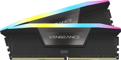 Corsair CMH32GX5M2B5200C40 Corsair Vengeance 32GB (2K) DDR5 5200MHz RGB B. Componente para: PC/servidor, Memoria interna: 32 GB, Diseño de memoria (módulos x tamaño): 2 x 16 GB, Tipo de memoria interna: DDR5, Velocidad de memoria del reloj: 5200 MHz, Forma de factor de memoria: 288-pin DIMM, Latencia CAS: 40