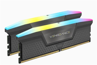 Corsair CMH32GX5M2B5200Z40K CORSAIR VENGEANCE RGB DDR5 32GB (2x16GB) DDR5 5200 CL40-40-40-77 1.25V AMD EXPO & Intel XMP - Grey