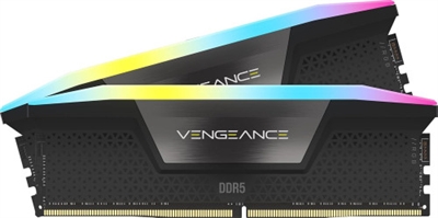 Corsair CMH32GX5M2B6400Z32W-WZ CORSAIR VENGEANCE RGB DDR5 32GB (2x16GB) DDR5 6000MHz CL30 AMD EXPO Intel XMP iCUE Memoria de Ordenador Compatible - Gris (CMH32GX5M2B6000Z30K).