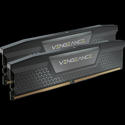 Corsair CMK64GX5M2B6200C32 Corsair Vengeance CMK64GX5M2B6200C32. Componente para: PC, Memoria interna: 64 GB, Diseño de memoria (módulos x tamaño): 2 x 32 GB, Tipo de memoria interna: DDR5, Velocidad de memoria del reloj: 6200 MHz, Forma de factor de memoria: 288-pin DIMM, Latencia CAS: 32