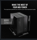 Corsair CC-9011259-WW - El chasis para PC de dos cámaras semitorre CORSAIR 6500D AIRFLOW ofrece un flujo de aire y