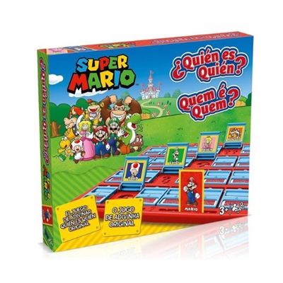 Creative WM50074 JUEGO DE MESA CREATIVE TOYS QUIEN ES QUIEN SUPER M 2 JUGADORES 3 AÃ‘OS SUPER MARIO