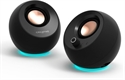 Creative-Labs 51MF1710AA000 - Altavoces minimalistas para computadora USB-C 2.0 con Bluetooth 5.3 e iluminación RGB pers