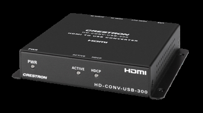 Crestron 6512272 Captura vídeo 1080p60 sin comprimir con audio digital o analógico estéreo y convierte las señales a USB 3.0. Proporciona una reducción automática de la escala de las fuentes 4K a 1080p.