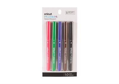 Cricut 2006256 Cricut 2006256. Colores de escritura: Negro, Marrón, Verde, Púrpura, Rojo, Color del producto: Multicolor, Forma de la carcasa: Alrededor. Cantidad por paquete: 5 pieza(s)