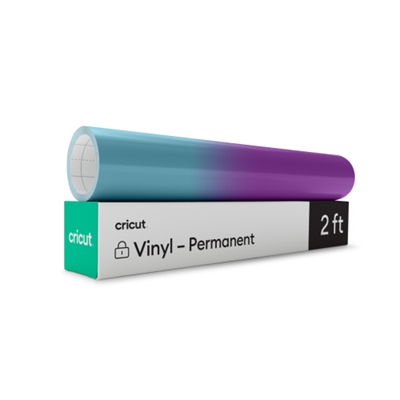 Cricut 2009590 Cricut 2009590. Tipo de producto: Rollo de vinilo de termotransferencia, Tipo: Vinilo de termotransferencia liso, Color del producto: Púrpura, Turquesa. Ancho: 305 mm, Longitud: 610 mm. Tipo de embalaje: Caja