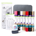 Cricut 8002174 - Cricut EasyPress Mini, Zen Blue + Everything Iron -On Bundle. Color de la carcasa: Azul, B