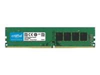 Crucial CT32G4DFD832A Crucial CT32G4DFD832A. Componente para: PC/servidor, Memoria interna: 32 GB, Diseño de memoria (módulos x tamaño): 1 x 32 GB, Tipo de memoria interna: DDR4, Velocidad de memoria del reloj: 3200 MHz, Forma de factor de memoria: 288-pin DIMM, Latencia CAS: 22