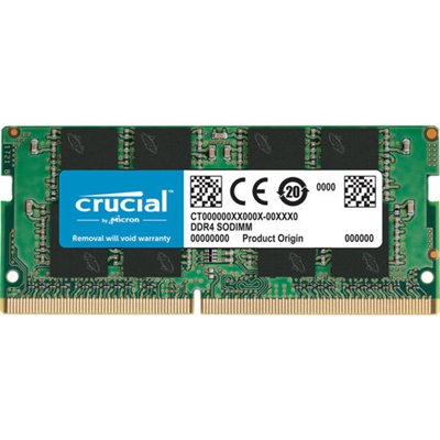 Crucial CT8G4SFRA32A Crucial - DDR4 - 8GB - SODIMM de 260 contactos - 3200MHz / PC4-25600 - CL22 - 1.2V - sin búfer - no-ECC