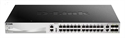 D-Link DGS-3130-30PS/SI - 24 X 10/100/1000Base-T Poe Ports (370W Budget) Layer 3 Stackable   Managed Gigabit Switch 