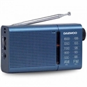 Radio Portátil Daewoo Dw1036/ A Pilas/ Azul